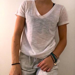 Basic white tee